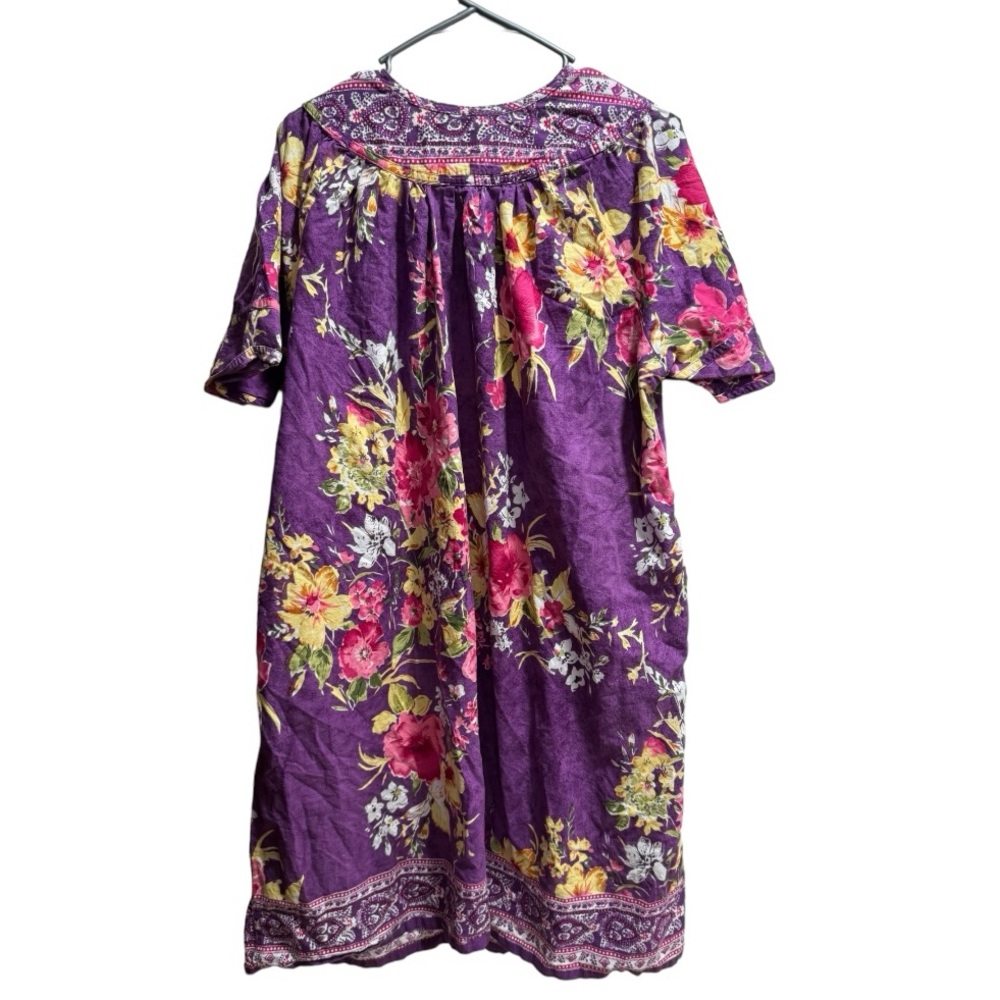 Lot of 4 Grandmas Housedress Nightgowns MuMu, Size Large - Picture 5 of 16